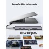 UGREEN USB C Hub, 10-v-1 USB-C z dvojnim izhodom za zaslon 4K HDMI & VGA, 100W PD UGREEN USB C Hub, 10-v-1 USB-C z dvojnim izhodom za zaslon 4K HDMI & VGA, 100W PD