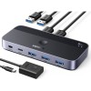 UGREEN USB 3.0 stikalo za 2 računalnika, ki si delita naprave USB C & A UGREEN USB 3.0 stikalo za 2 računalnika, ki si delita naprave USB C & A