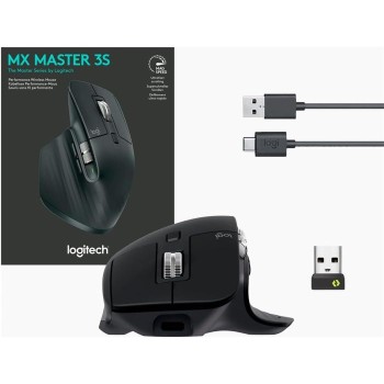 Logitech brezžična miška MX Master 3S business graphite-OEM