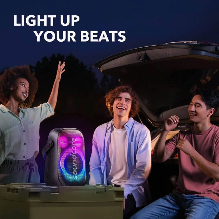 Anker Soundcore Rave Neo 2 zvočnik 80W, črn Anker Soundcore Rave Neo 2 zvočnik 80W, črn