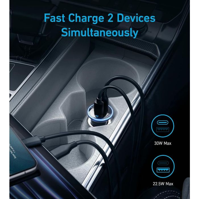 Anker 323 avto polnilec 52,5 W Anker 323 avto polnilec 52,5 W