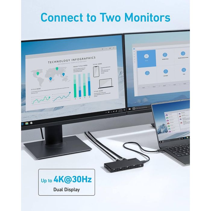 Anker 364 USB-C Hub, 10v1 Anker 364 USB-C Hub, 10v1