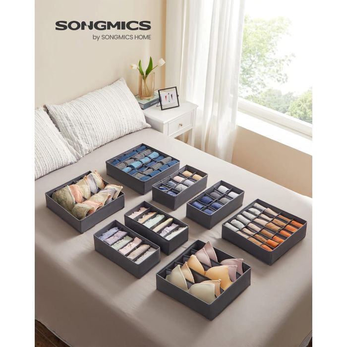 SONGMICS predalčne škatle za shranjevanje spodnjega perila SONGMICS predalčne škatle za shranjevanje spodnjega perila