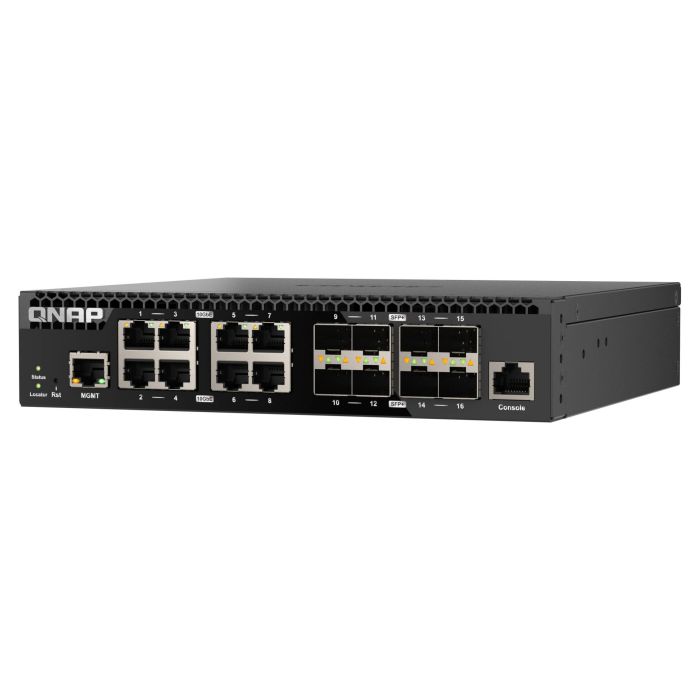 QNAP web managed stikalo 16 port 10Gb QNAP web managed stikalo 16 port 10Gb