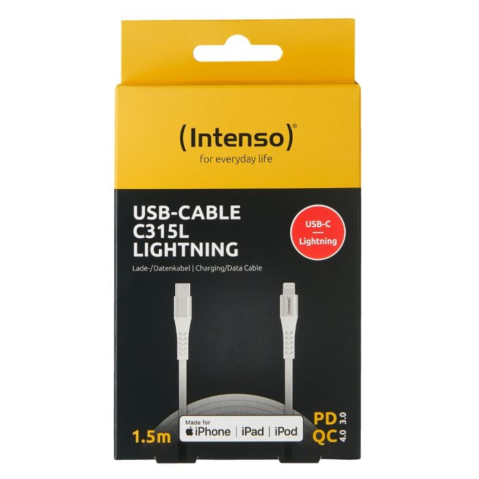 Intenso USB-C na Lightning kabel C315L, 1.5M Intenso USB-C na Lightning kabel C315L, 1.5M