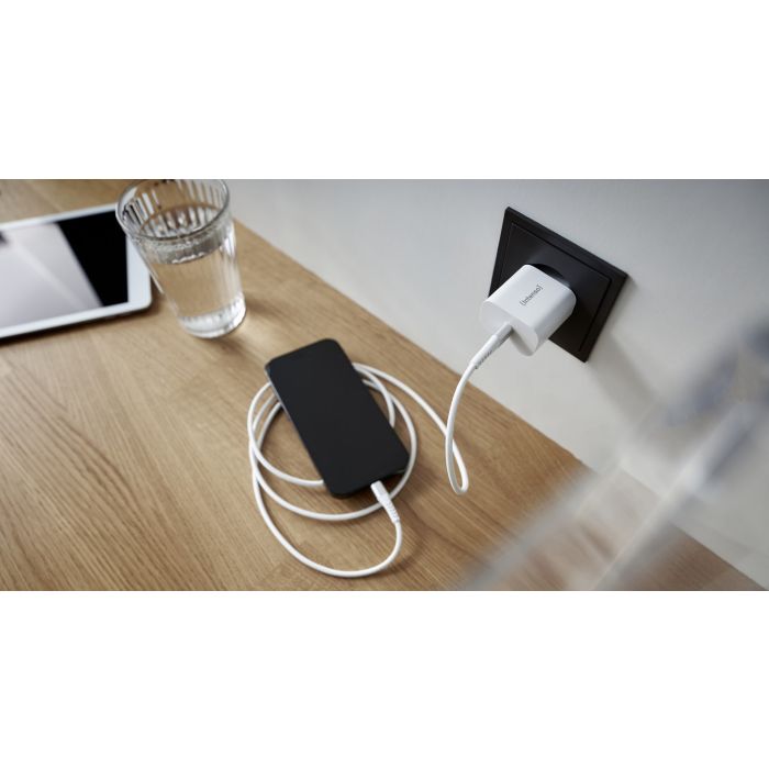 Intenso 20W napajalnik s priključkom USB-C W20C Intenso 20W napajalnik s priključkom USB-C W20C