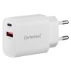 Intenso 30W napajalnik z USB-C in USB-A W30AC Intenso 30W napajalnik z USB-C in USB-A W30AC