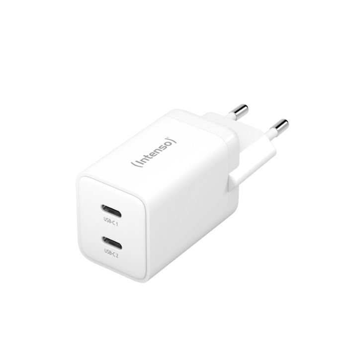 Intenso 40W GaN napajalnik s priključkom 2xUSB-C W40CC Intenso 40W GaN napajalnik s priključkom 2xUSB-C W40CC