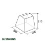 BRUNNER GUSTO NG II 200X150 0425996N.C25 BRUNNER GUSTO NG II 200X150 0425996N.C25