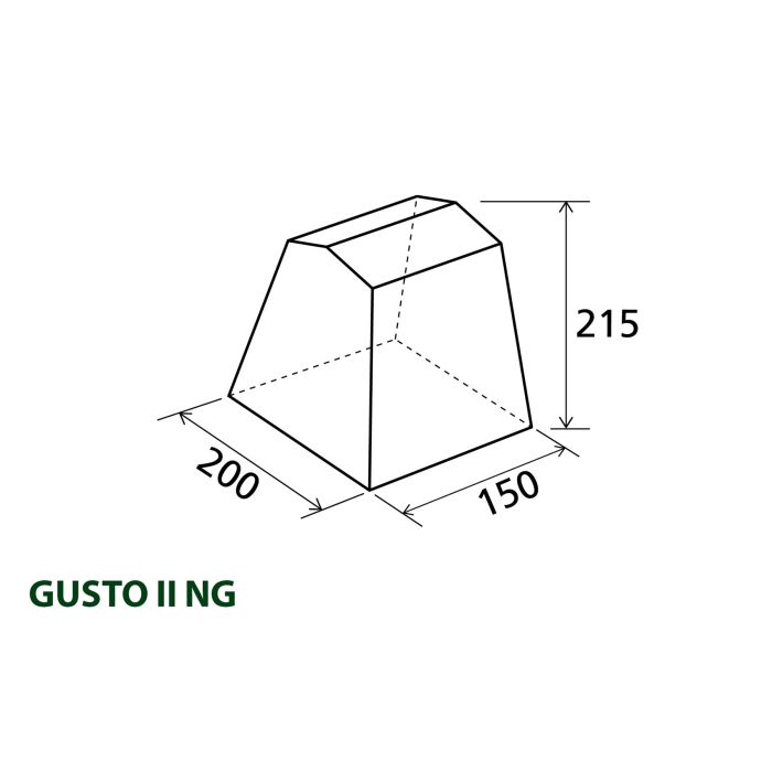 BRUNNER GUSTO NG II 200X150 0425996N.C25 BRUNNER GUSTO NG II 200X150 0425996N.C25