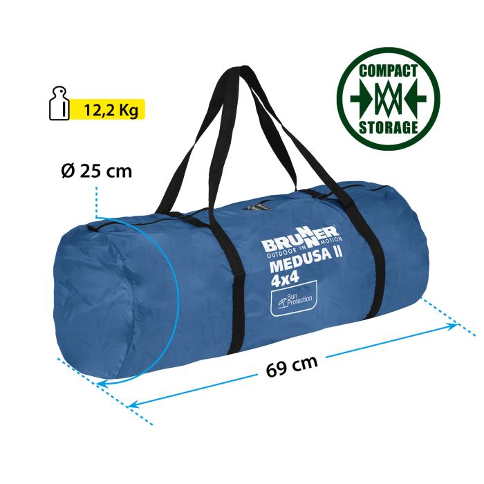BRUNNER paviljon Medusa II 0102030N.C30 400x400 cm moder BRUNNER paviljon Medusa II 0102030N.C30 400x400 cm moder