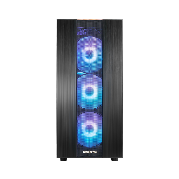 Chieftec GS-02B-OP HUNTER 2 A-RGB USB Type-C ATX ohišje, črno Chieftec GS-02B-OP HUNTER 2 A-RGB USB Type-C ATX ohišje, črno