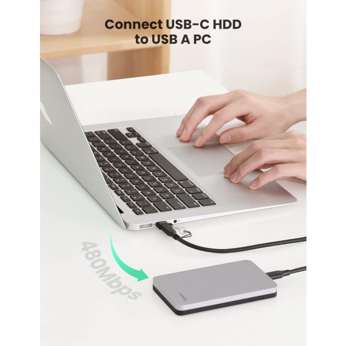 Ugreen ultra majhen adapter USB-A v USB-C Ugreen ultra majhen adapter USB-A v USB-C