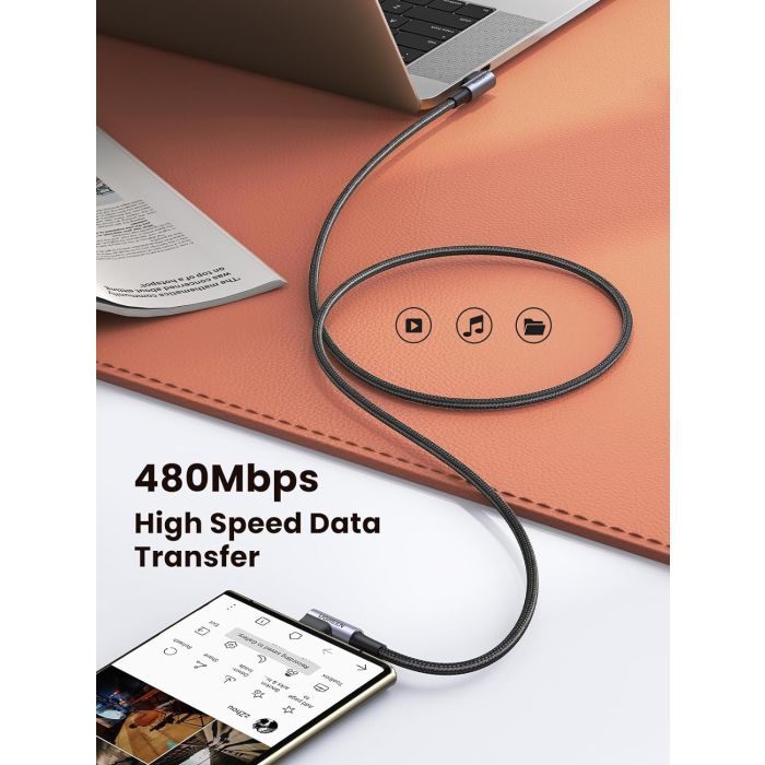 Ugreen kotni USB-C 60W kabel 2M Ugreen kotni USB-C 60W kabel 2M
