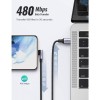 Ugreen USB-C na kotni USB-C kabel 60W 3M Ugreen USB-C na kotni USB-C kabel 60W 3M