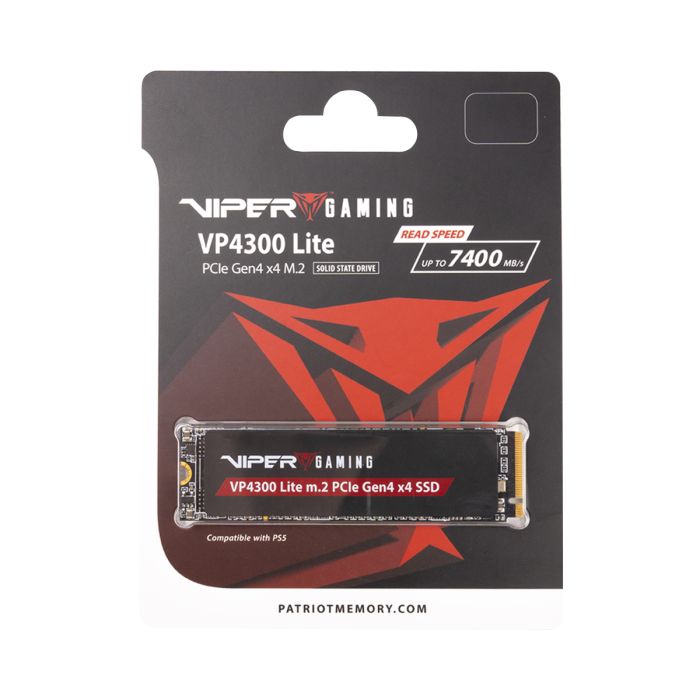 Patriot Viper VP4300 Lite 2TB M.2 NVMe PCIe Gen4 x4 Patriot Viper VP4300 Lite 2TB M.2 NVMe PCIe Gen4 x4