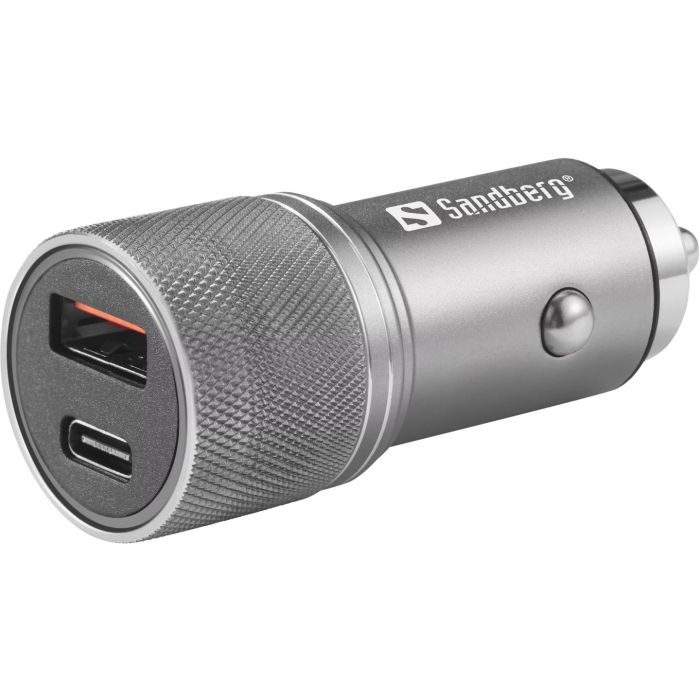 Sandberg avtomobilski polnilec 1xQC3.0 in 1xUSB-C 48W Sandberg avtomobilski polnilec 1xQC3.0 in 1xUSB-C 48W