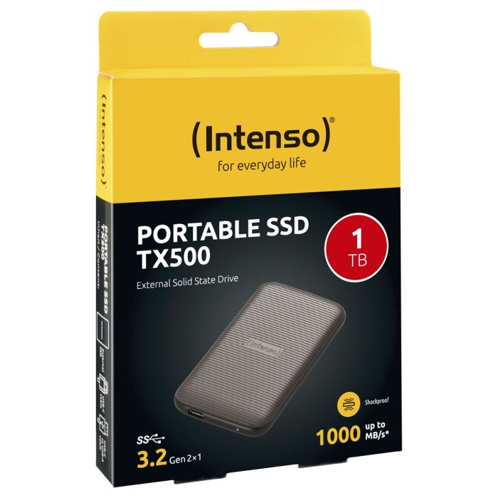 Intenso 1TB SSD TX500 1000MB/s USB 3.2 Intenso 1TB SSD TX500 1000MB/s USB 3.2