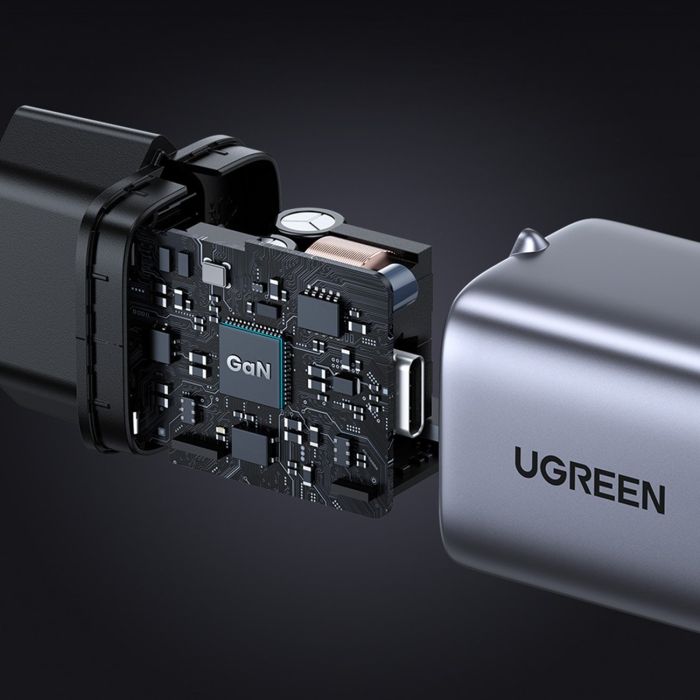 Ugreen Nexode 30W USB C Polnilnik GaN II s priloženim USB-C 60W 1M kablom Ugreen Nexode 30W USB C Polnilnik GaN II s priloženim USB-C 60W 1M kablom