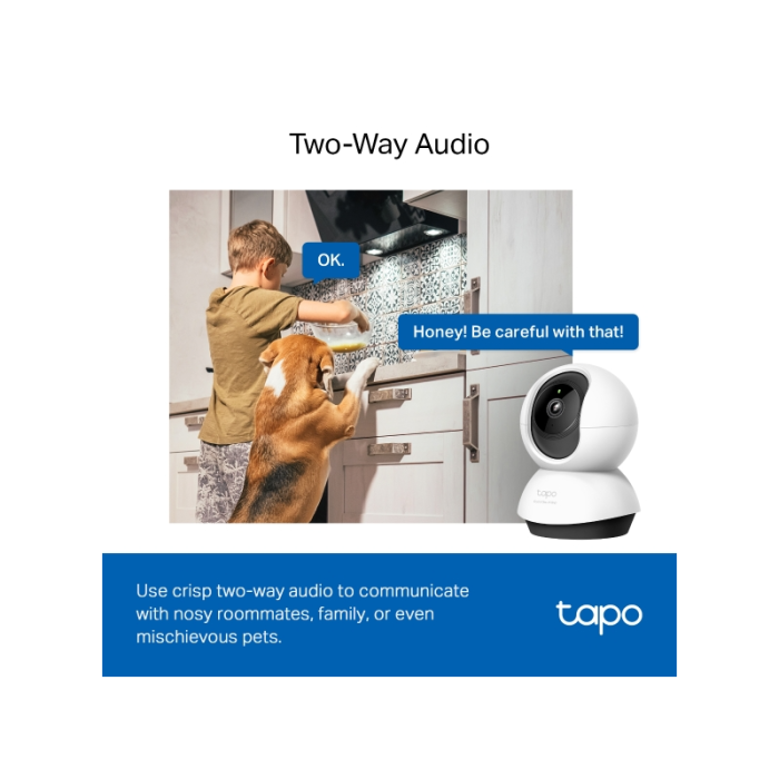 TP-LINK Tapo C220 2k 4MP QHD WiFi Pan/Tilt varnostna kamera TP-LINK Tapo C220 2k 4MP QHD WiFi Pan/Tilt varnostna kamera