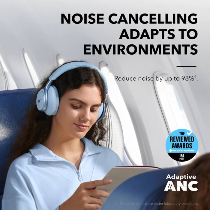 Anker Soundcore Space One naglavne Bluetooth slušalke, modre Anker Soundcore Space One naglavne Bluetooth slušalke, modre