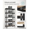 SONGMICS Regal 30 x 75 x 150 cm rjavo-črna,GLR030B21 SONGMICS Regal 30 x 75 x 150 cm rjavo-črna,GLR030B21