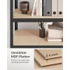 SONGMICS Regal 30 x 75 x 150 cm rjavo-črna,GLR030B21 SONGMICS Regal 30 x 75 x 150 cm rjavo-črna,GLR030B21