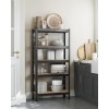 SONGMICS Regal 30 x 75 x 150 cm rjavo-črna,GLR030B21 SONGMICS Regal 30 x 75 x 150 cm rjavo-črna,GLR030B21