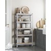 SONGMICS Regal 30 x 75 x 150 cm rjavo-srebrn,-GLR030E01 SONGMICS Regal 30 x 75 x 150 cm rjavo-srebrn,-GLR030E01