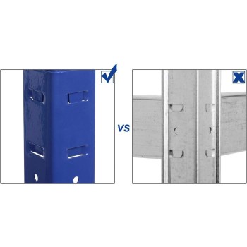 SONGMICS Regal 150 x 75 x 30 cm rjavo-moder,GLR30Q SONGMICS Regal 150 x 75 x 30 cm rjavo-moder,GLR30Q