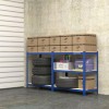 SONGMICS Regal 150 x 75 x 30 cm rjavo-moder,GLR30Q SONGMICS Regal 150 x 75 x 30 cm rjavo-moder,GLR30Q