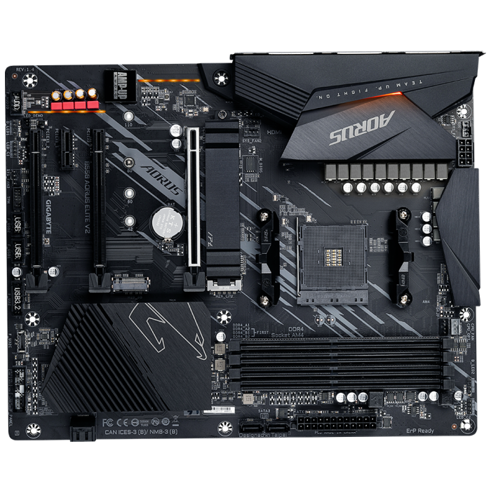 GIGABYTE B550 AORUS ELITE V2, DDR4, SATA3, USB3.2Gen2, DP, 2.5GbE, AM4 ATX GIGABYTE B550 AORUS ELITE V2, DDR4, SATA3, USB3.2Gen2, DP, 2.5GbE, AM4 ATX
