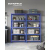 SONGMICS Regal 40 x 90 x 180 cm rjavo-moder,GLR040Q01 SONGMICS Regal 40 x 90 x 180 cm rjavo-moder,GLR040Q01