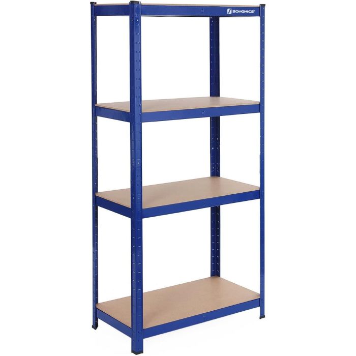SONGMICS Regal 40 x 90 x 180 cm rjavo-moder,GLR040Q01 SONGMICS Regal 40 x 90 x 180 cm rjavo-moder,GLR040Q01