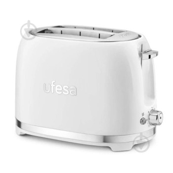 Ufesa Classic PinUp bel opekač kruha z dvema režama 850W
