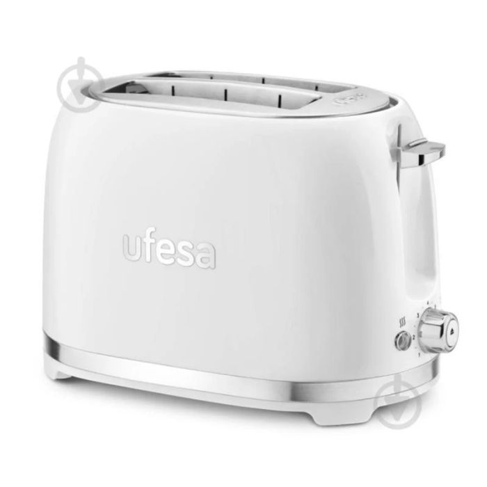 Ufesa Classic PinUp bel opekač kruha z dvema režama 850W Ufesa Classic PinUp bel opekač kruha z dvema režama 850W
