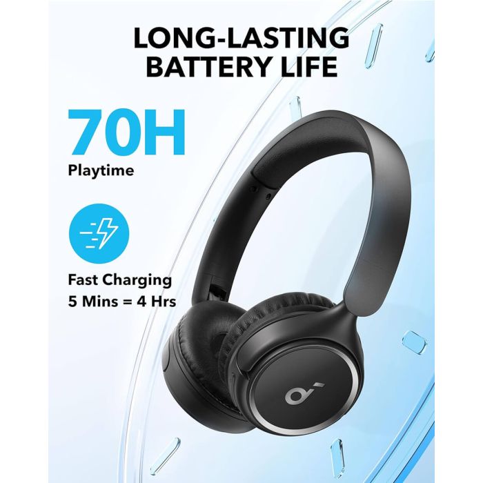 Anker Soundcore H30i naglavne Bluetooth slušalke, črne Anker Soundcore H30i naglavne Bluetooth slušalke, črne