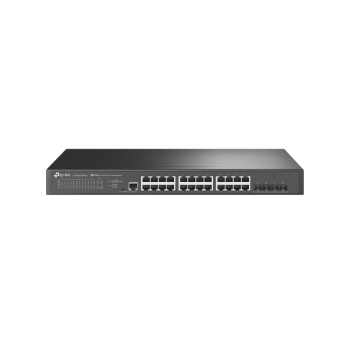 TP-LINK JetStream 24-Port 2.5GBASE-T L2+ Managed switch/stikalo z 4 10GE SFP+ porti TP-LINK JetStream 24-Port 2.5GBASE-T L2+ Managed switch/stikalo z 4 10GE SFP+ porti