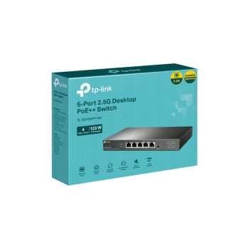 TP-LINK 5 port 2.5G mrežno stikalo / switch s 4-Port PoE++ TP-LINK 5 port 2.5G mrežno stikalo / switch s 4-Port PoE++