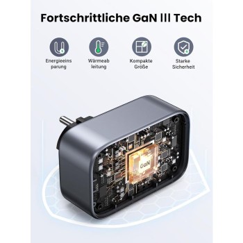 Ugreen Nexode 4v1 USB vtičnica 30W z 2xUSB, 1xUSB-C in Quick Charge Ugreen Nexode 4v1 USB vtičnica 30W z 2xUSB, 1xUSB-C in Quick Charge