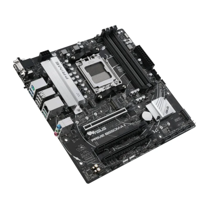 ASUS PRIME B650M-A II-CSM, DDR5, SATA3, USB3.2Gen2, DP, 2.5GbE, AM5 mATX ASUS PRIME B650M-A II-CSM, DDR5, SATA3, USB3.2Gen2, DP, 2.5GbE, AM5 mATX