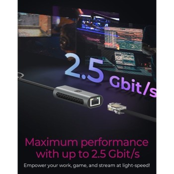 Icybox IB-LAN301-C3 USB-A in USB-C mrežna kartica/adapter na 2.5 Gbit Ethernet Icybox IB-LAN301-C3 USB-A in USB-C mrežna kartica/adapter na 2.5 Gbit Ethernet