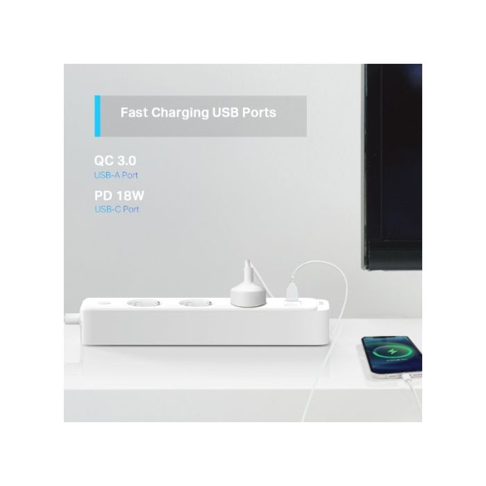 TP-LINK Tapo P300 Smart Wi-Fi vtičnice + USB Output TP-LINK Tapo P300 Smart Wi-Fi vtičnice + USB Output