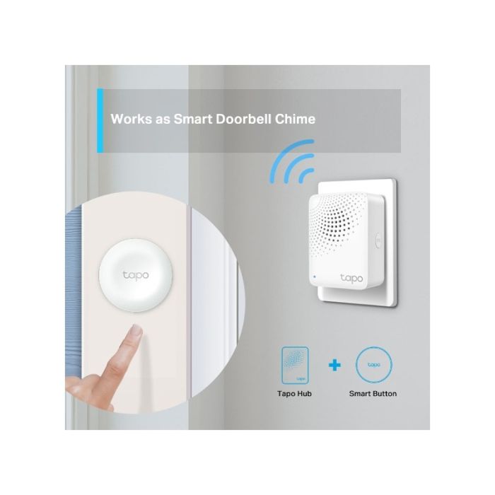 TP-LINK Tapo Smart Hub H100 s pametnim gumbom TP-LINK Tapo Smart Hub H100 s pametnim gumbom