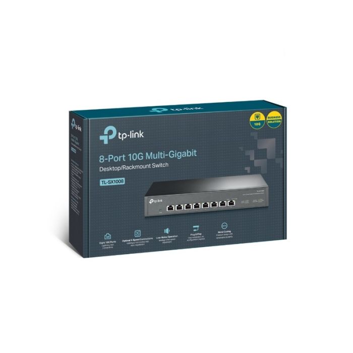 TP-LINK TL-SX1008 8-Port 10G Desktop/Rackmount mrežno stikalo / switch TP-LINK TL-SX1008 8-Port 10G Desktop/Rackmount mrežno stikalo / switch