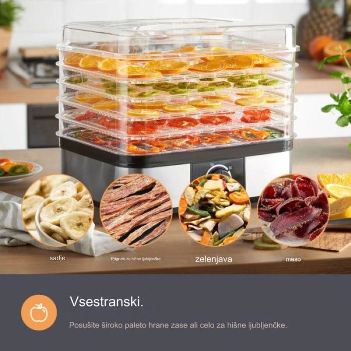 VonHaus 5 stopenski DEHYDRA sušilnik sadja VonHaus 5 stopenski DEHYDRA sušilnik sadja