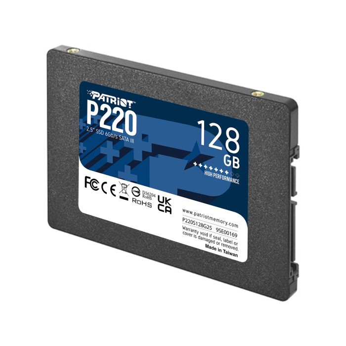 Patriot P220 128GB SSD SATA 3 2.5 Patriot P220 128GB SSD SATA 3 2.5