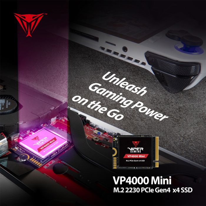 Patriot Viper VP4000 Mini 1TB M.2 2230 PCIe Gen4 x4 Patriot Viper VP4000 Mini 1TB M.2 2230 PCIe Gen4 x4