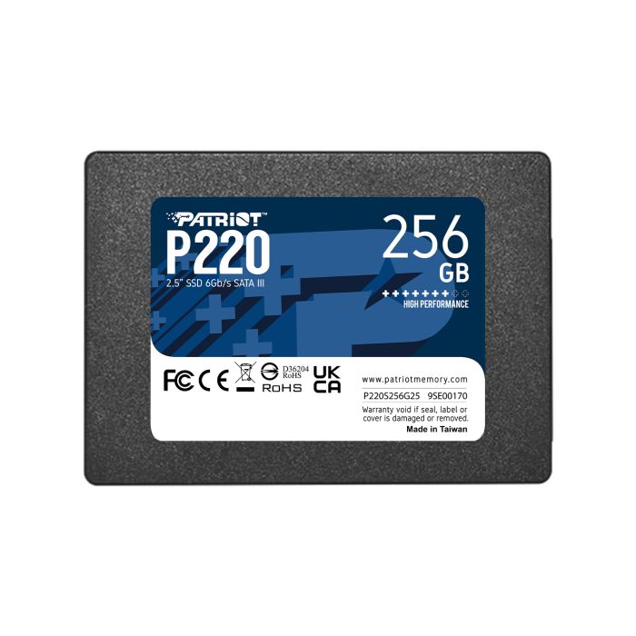 Patriot P220 256GB SSD SATA 3 2.5 Patriot P220 256GB SSD SATA 3 2.5