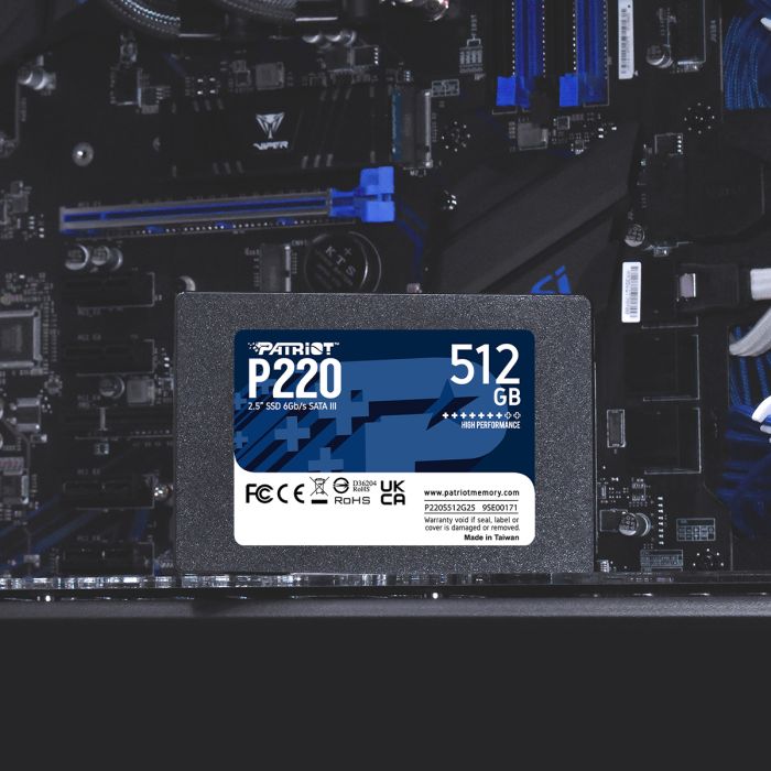 Patriot P220 512GB SSD SATA 3 2.5 Patriot P220 512GB SSD SATA 3 2.5